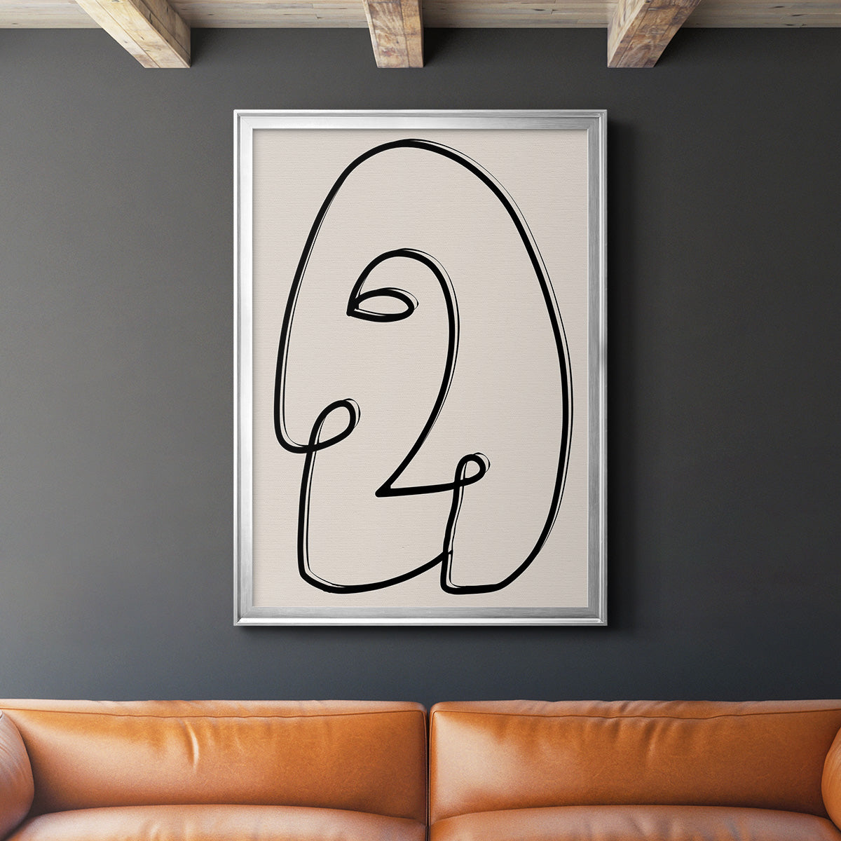 Face It II Premium Framed Print - Ready to Hang