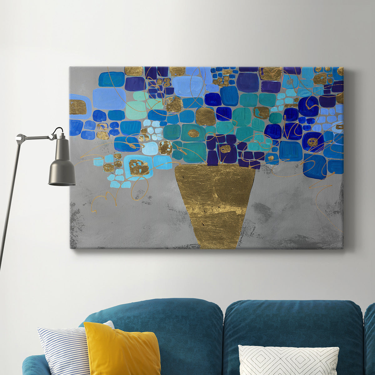 Blue Love Premium Gallery Wrapped Canvas - Ready to Hang