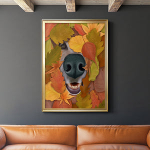 Sniffing Out Autumn Premium Framed Print - Ready to Hang