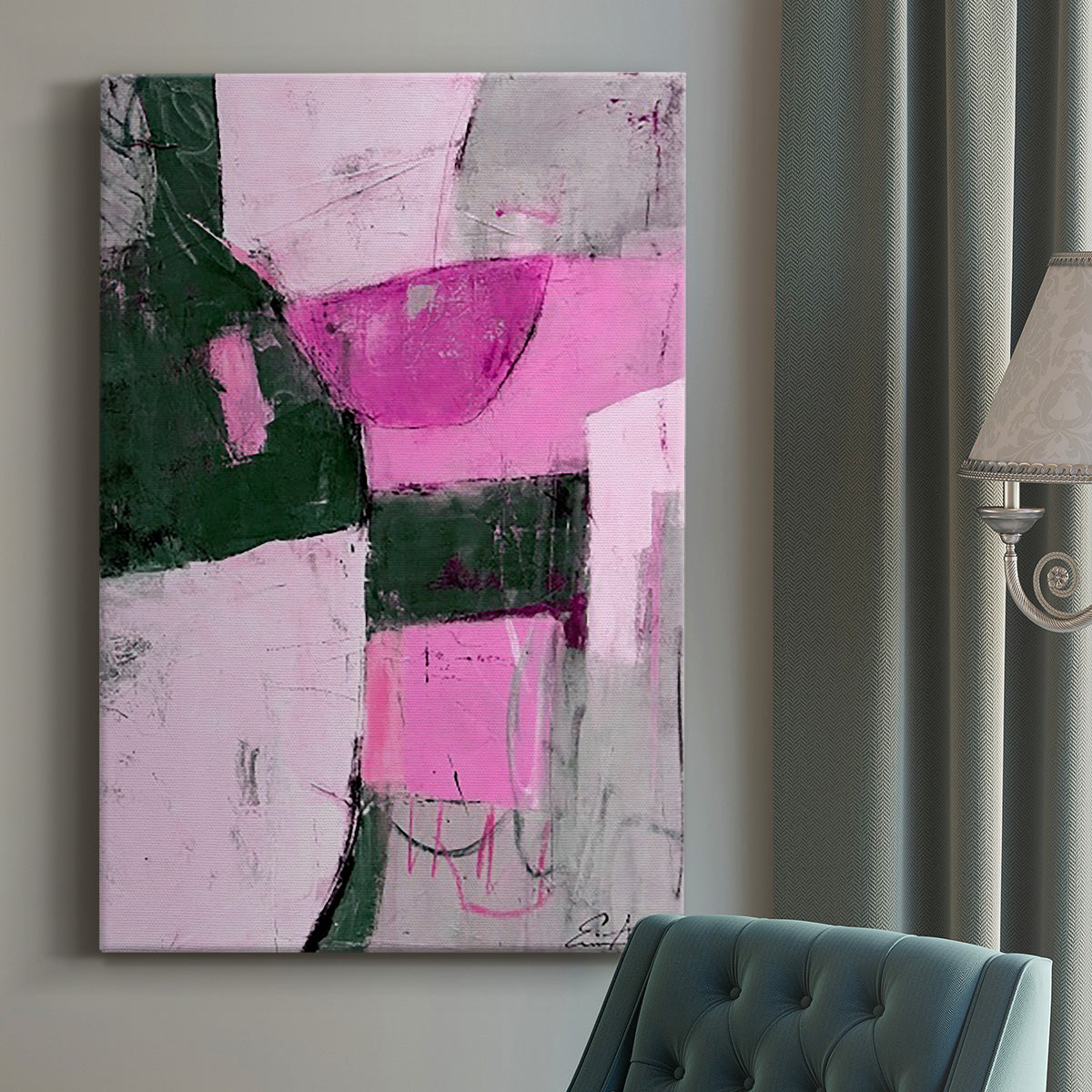Party Mixer I Premium Gallery Wrapped Canvas - Ready to Hang