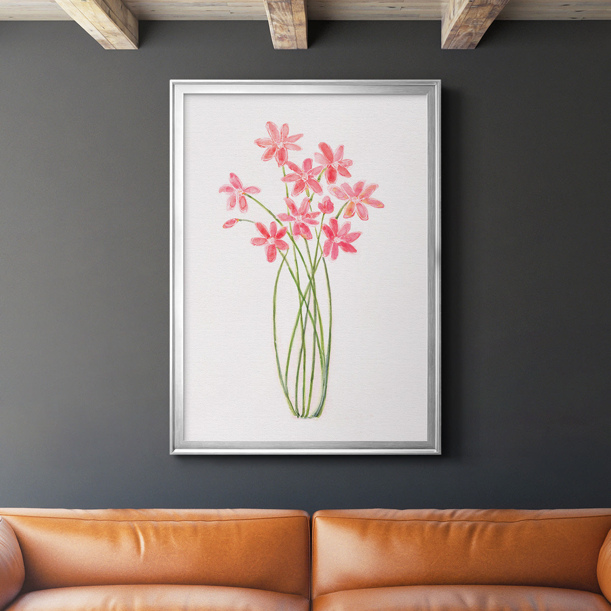 Intertwined Bouquet II Premium Framed Print - Ready to Hang