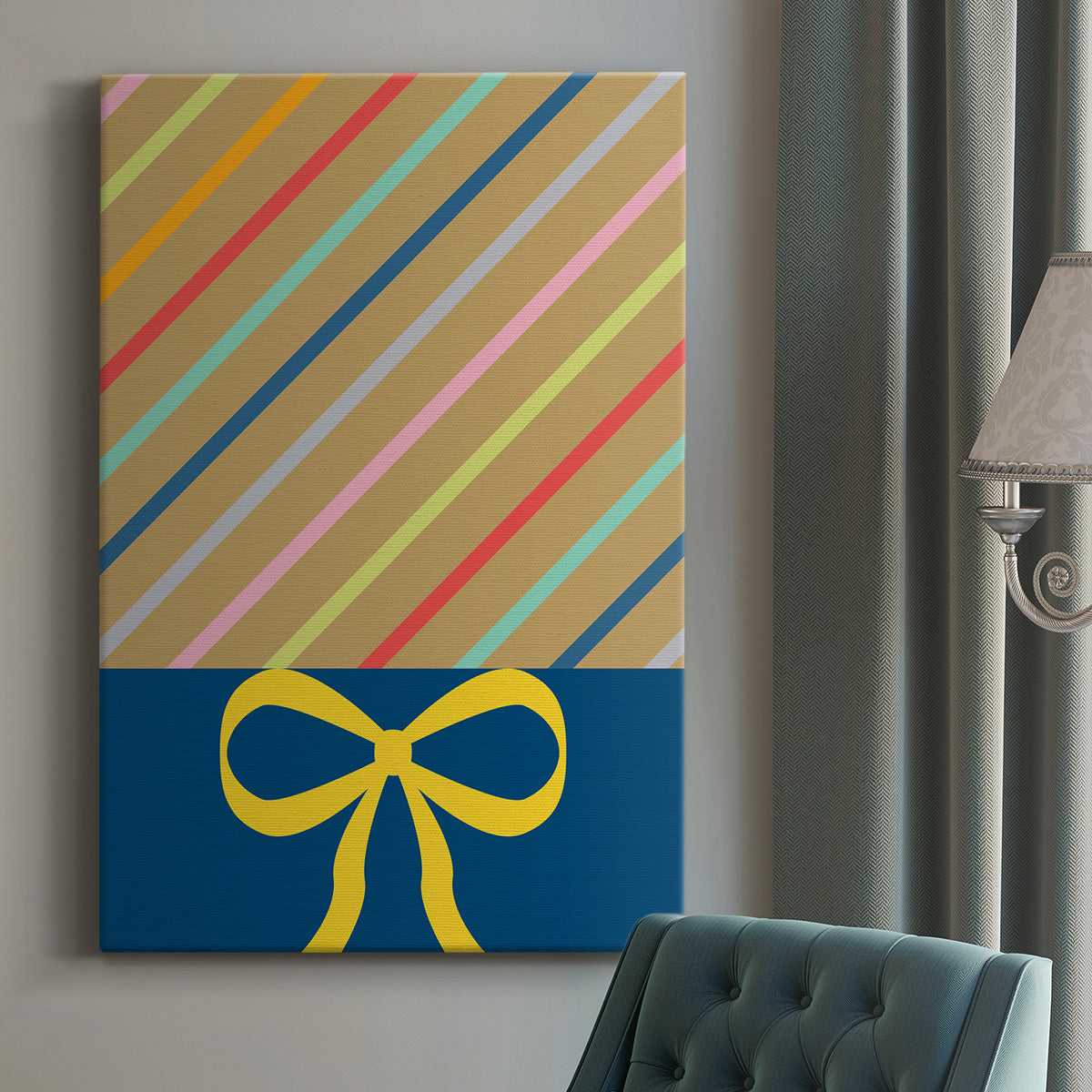 Stripes Premium Gallery Wrapped Canvas - Ready to Hang
