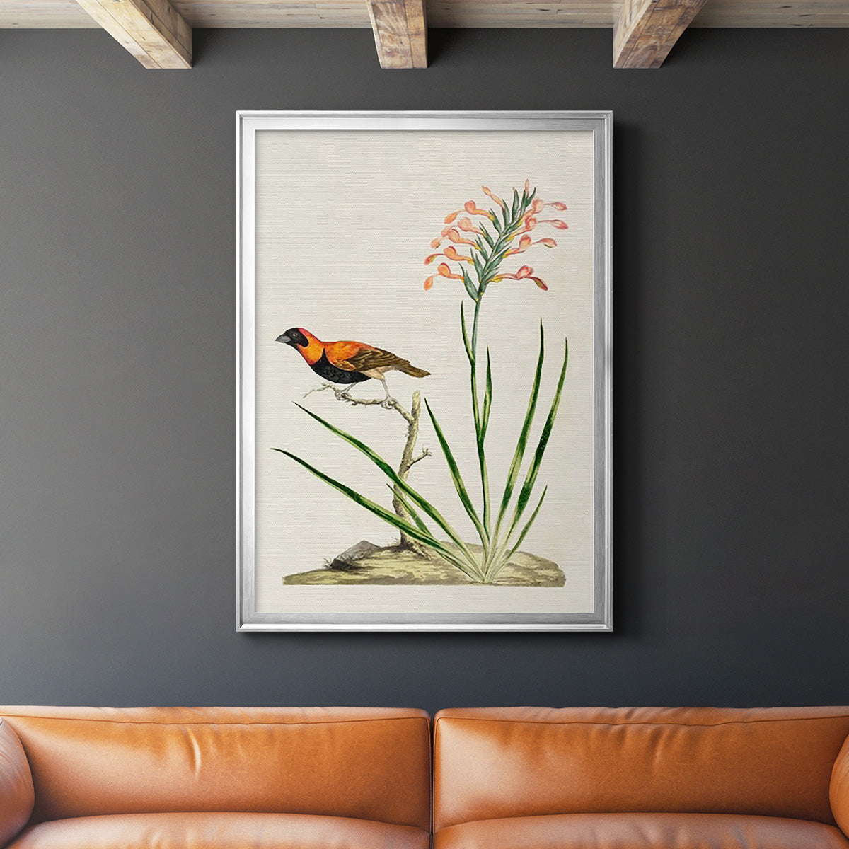 Bird in Habitat III Premium Framed Print - Ready to Hang