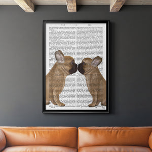 French Kiss Close Up Premium Framed Print - Ready to Hang