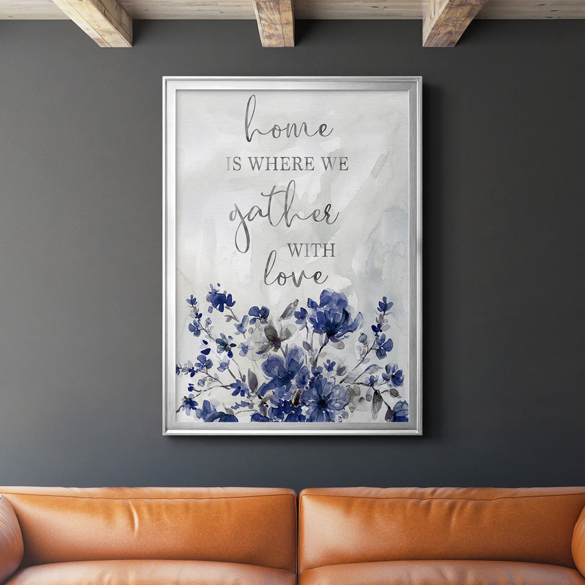 Gather With Love Premium Framed Print - Ready to Hang