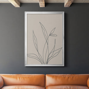 Neutral Lines II Premium Framed Print - Ready to Hang