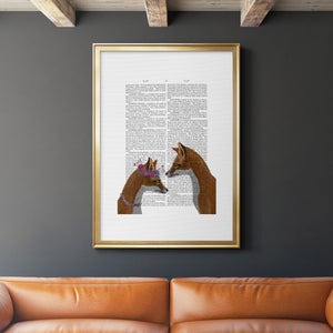 Fox Lovers Premium Framed Print - Ready to Hang