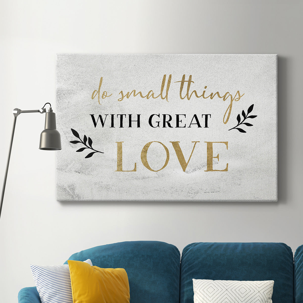 Small Things Gold Premium Gallery Wrapped Canvas - Ready to Hang