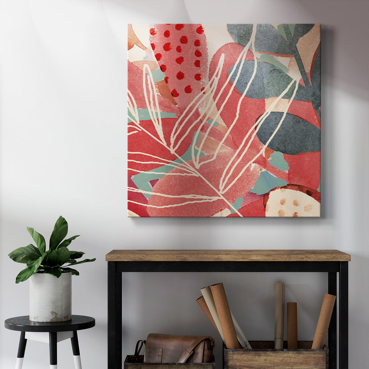 Tropical Assemblage IV-Premium Gallery Wrapped Canvas - Ready to Hang