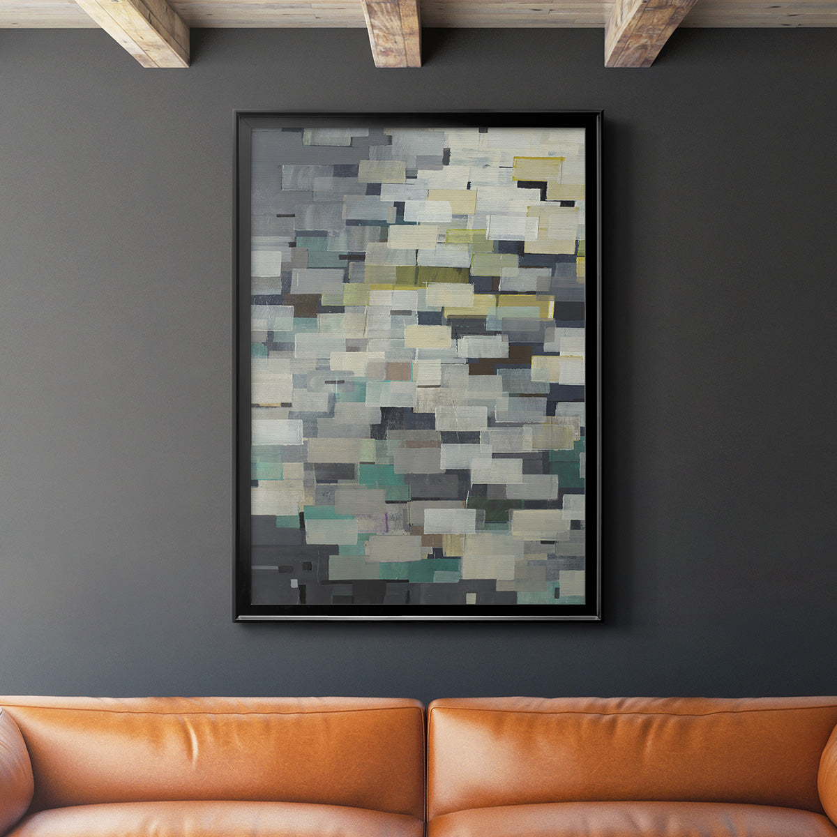 Puzzle Pieces V1 Premium Framed Print - Ready to Hang