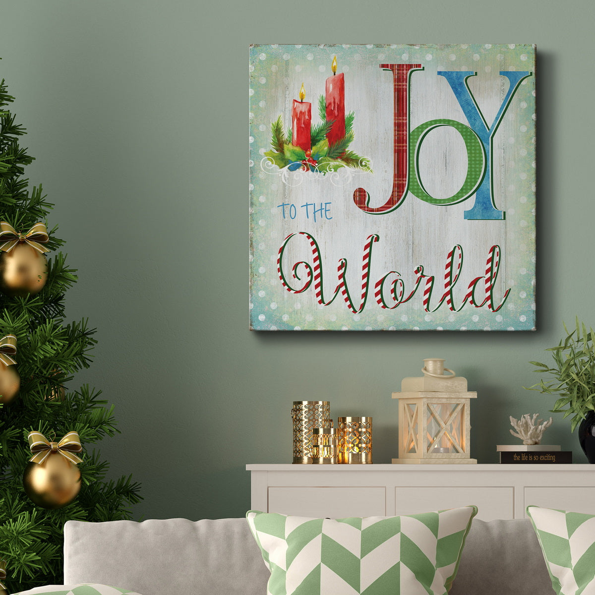 Candle Joy-Premium Gallery Wrapped Canvas - Ready to Hang