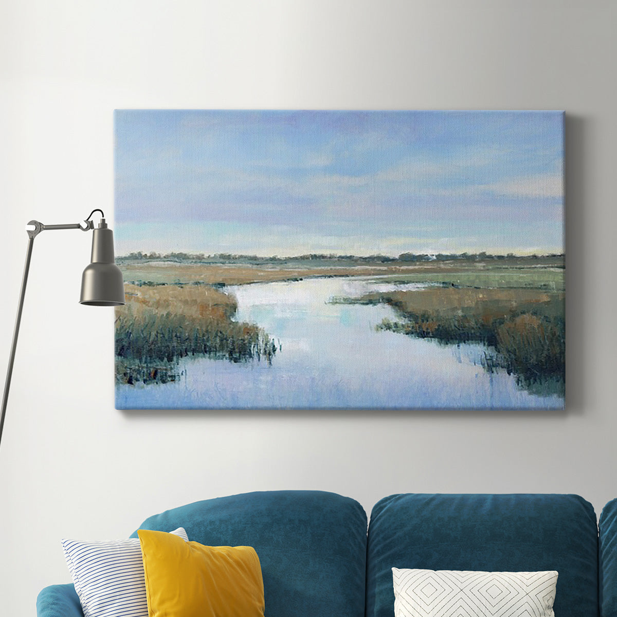 Coastal Plains II Premium Gallery Wrapped Canvas - Ready to Hang
