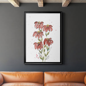 Watercolor Blooms II Premium Framed Print - Ready to Hang