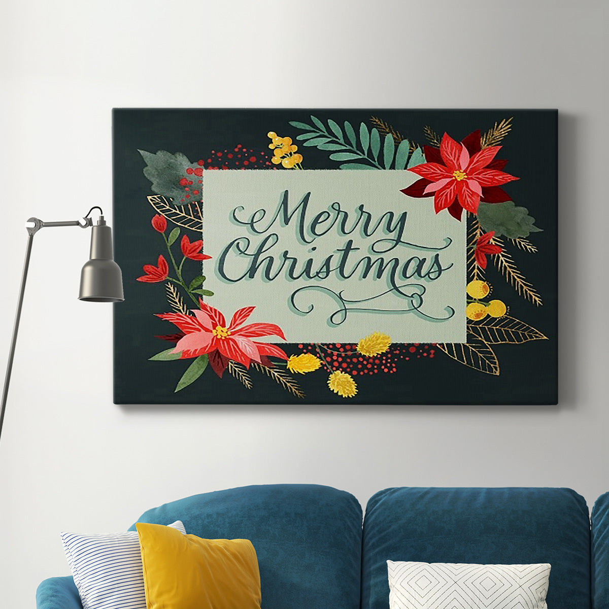 Bright Christmas Night  I Premium Gallery Wrapped Canvas - Ready to Hang