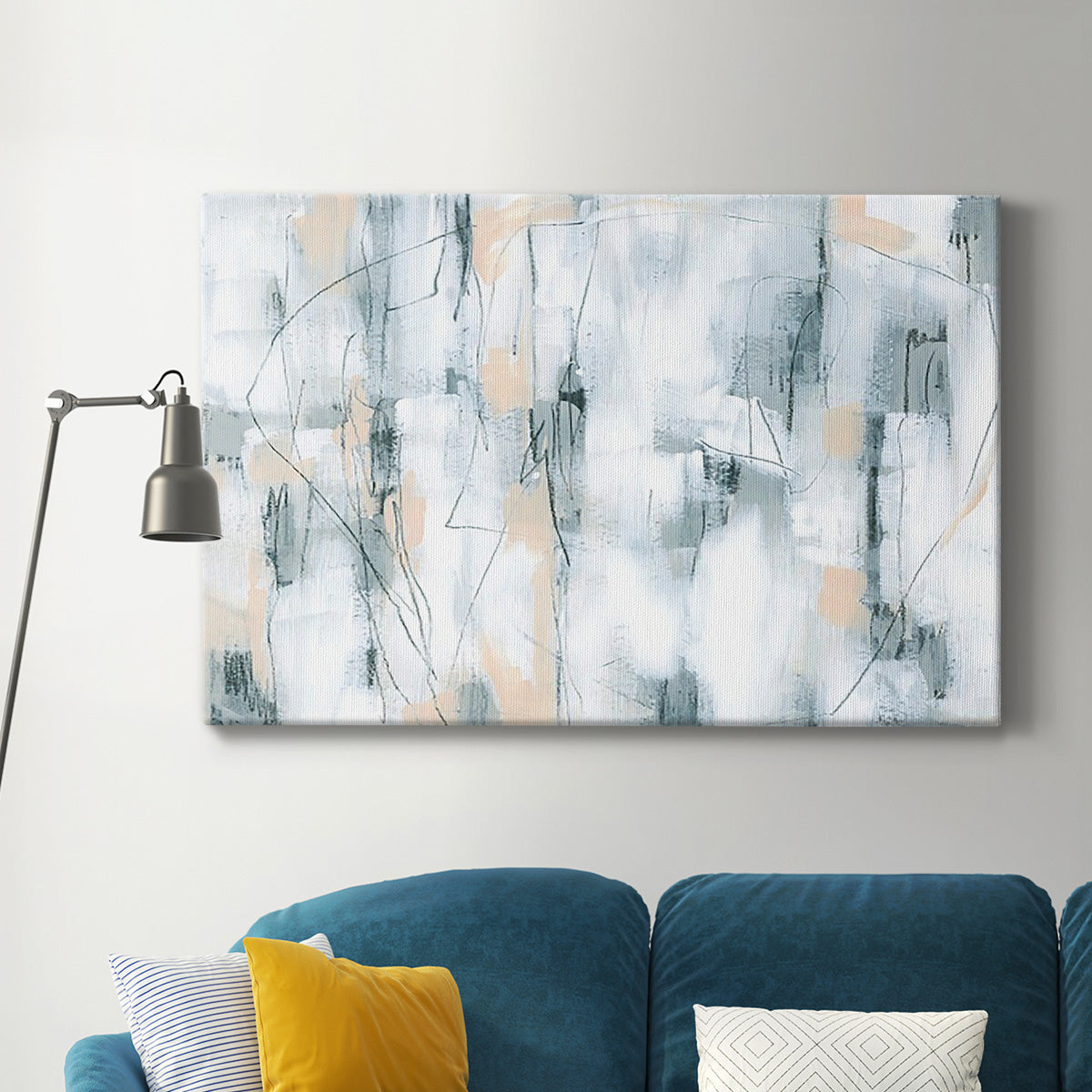 Stone Hatchmarks I Premium Gallery Wrapped Canvas - Ready to Hang