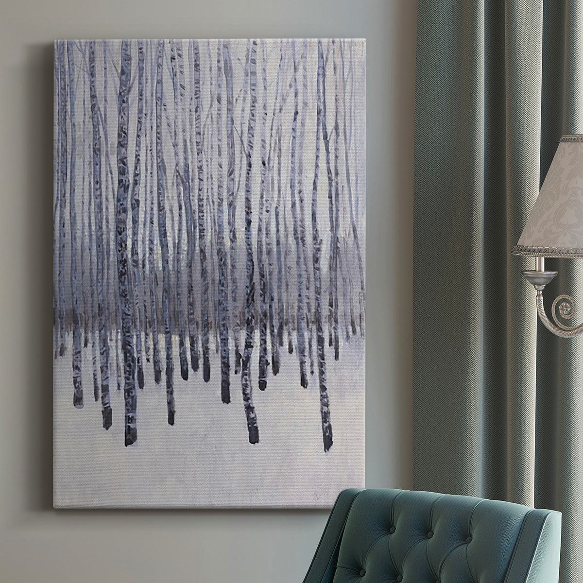 Bare Trees in Winter II Premium Gallery Wrapped Canvas - Ready to Hang