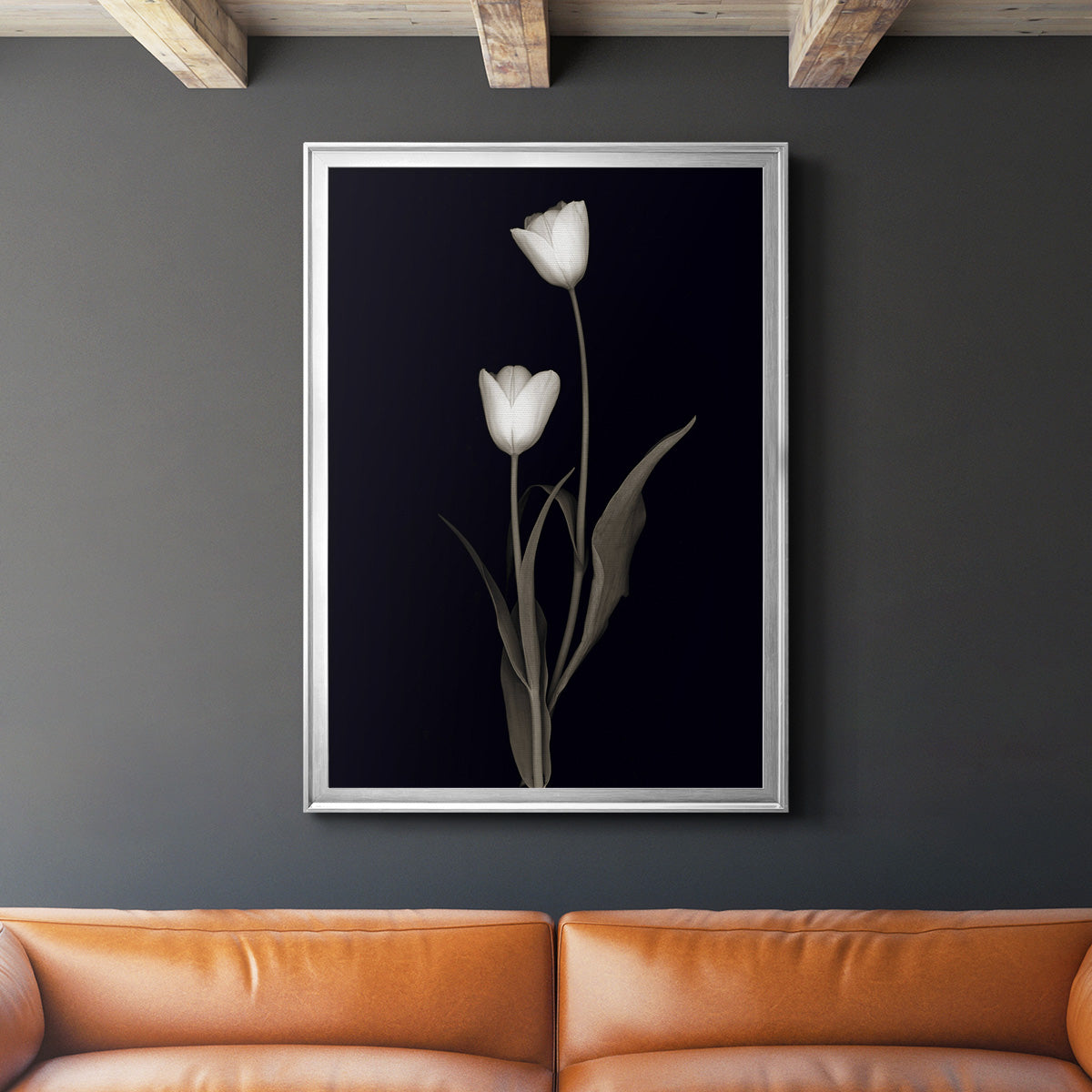 Tulip Pose II Premium Framed Print - Ready to Hang