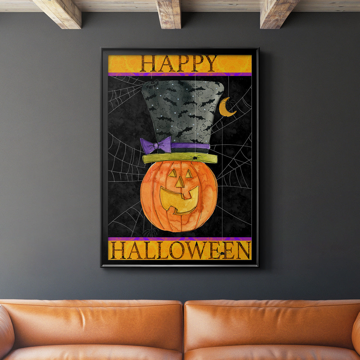 Happy Halloween-Premium Framed Print - Ready to Hang