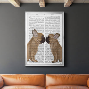 French Kiss Close Up Premium Framed Print - Ready to Hang