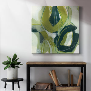 Verdigris Motion II-Premium Gallery Wrapped Canvas - Ready to Hang