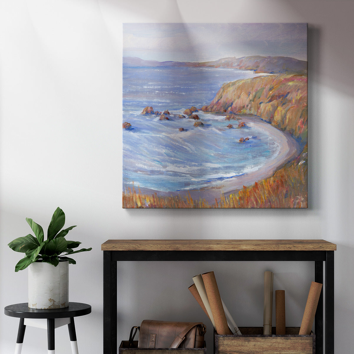 Along the Coast II-Premium Gallery Wrapped Canvas - Ready to Hang