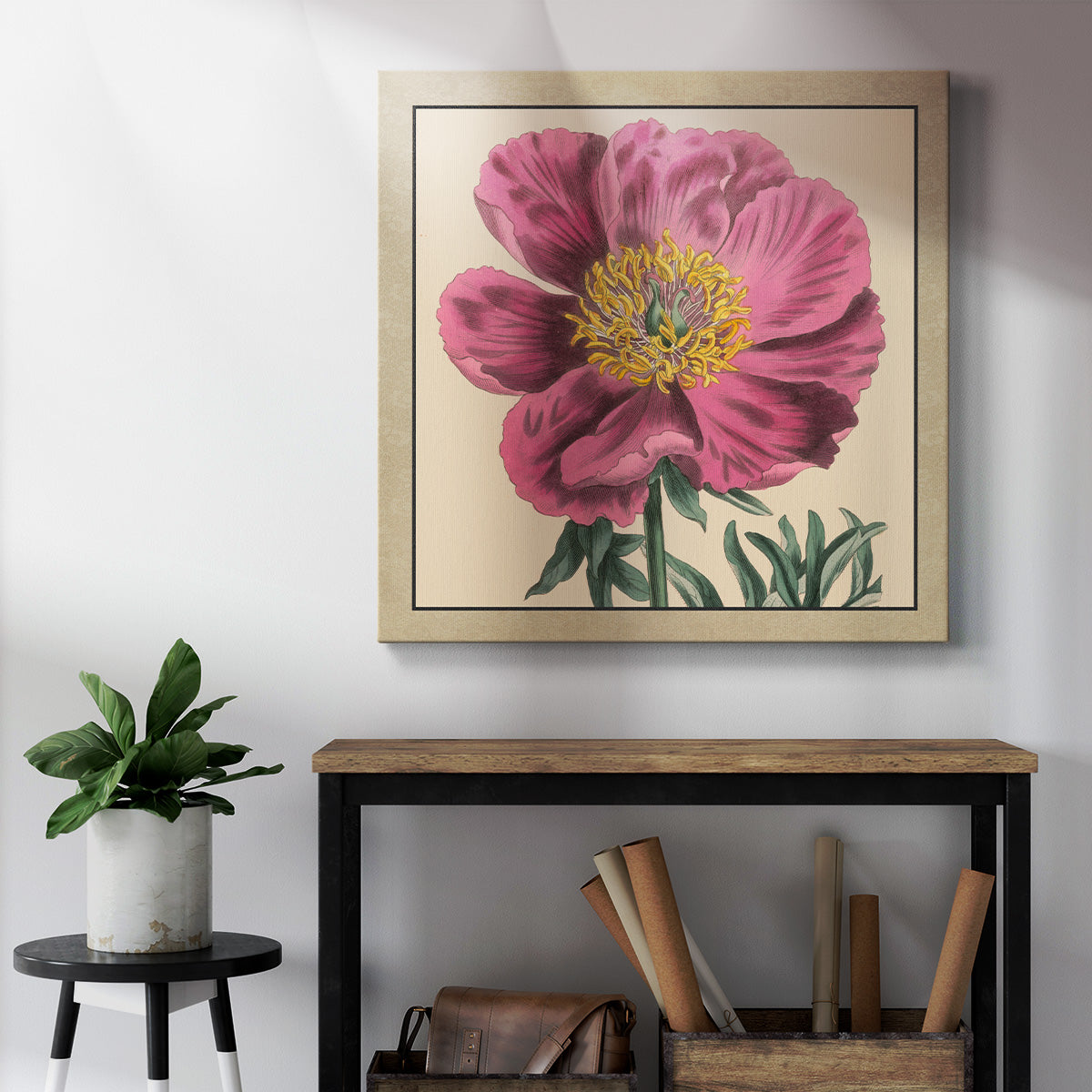 Peony Collection III-Premium Gallery Wrapped Canvas - Ready to Hang