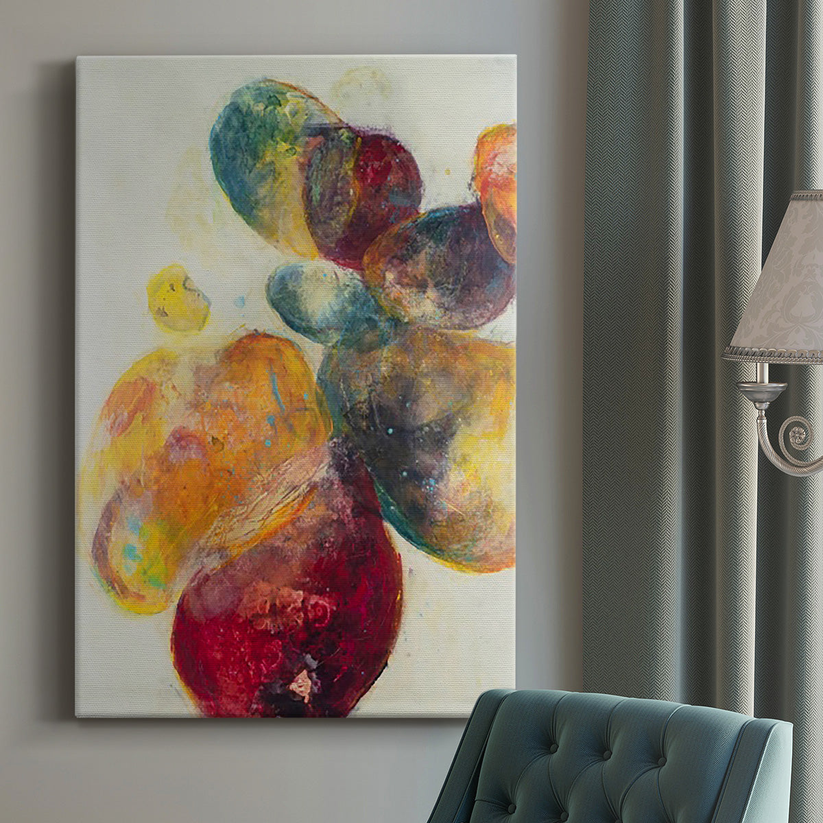 Earthy Fragments II Premium Gallery Wrapped Canvas - Ready to Hang