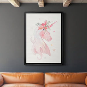 Sweet Unicorn II Premium Framed Print - Ready to Hang