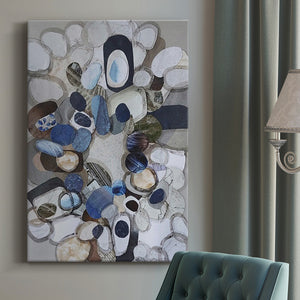 Santa Cruz Beach Stones Premium Gallery Wrapped Canvas - Ready to Hang