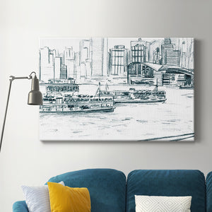 Ferryboats I Premium Gallery Wrapped Canvas - Ready to Hang