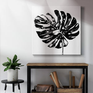 Monochrome Tropic V-Premium Gallery Wrapped Canvas - Ready to Hang