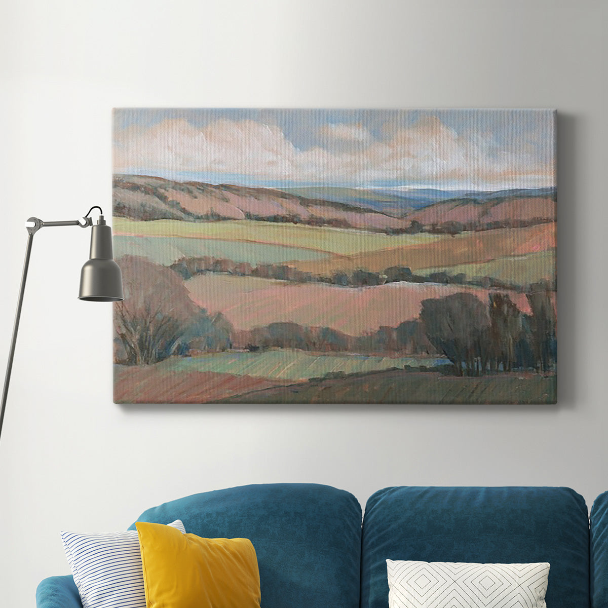 Hilly Countryside II Premium Gallery Wrapped Canvas - Ready to Hang