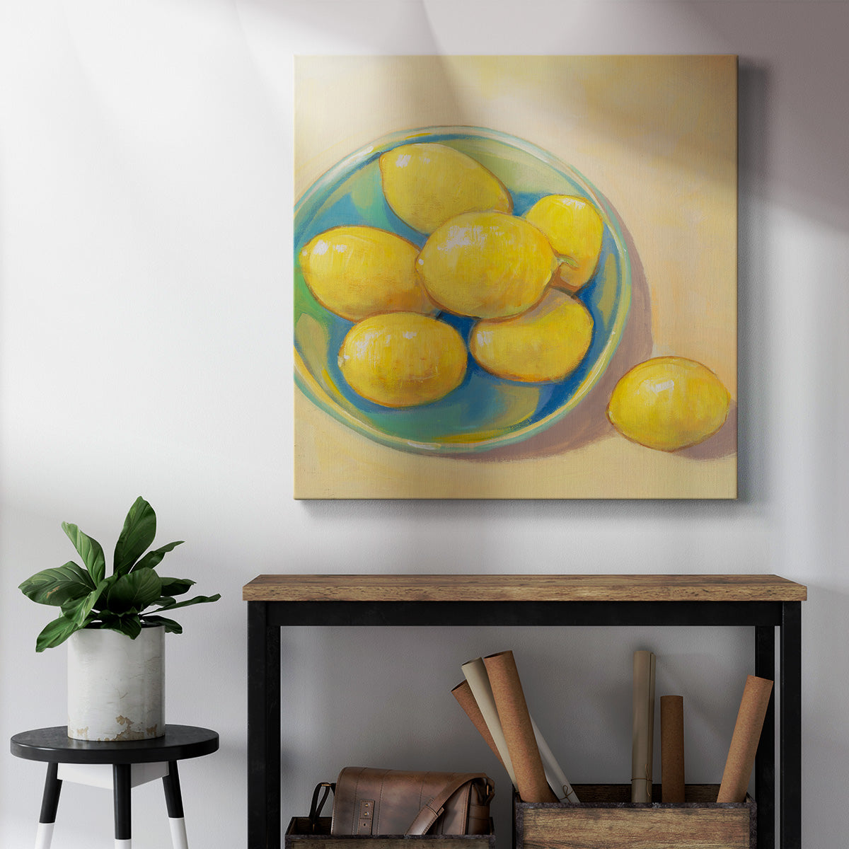 Fruit Bowl Trio I-Premium Gallery Wrapped Canvas - Ready to Hang