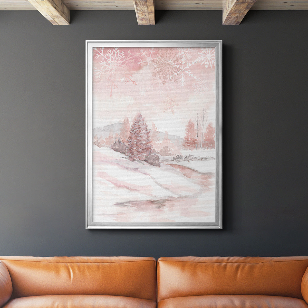 Blush Winter Premium Framed Print - Ready to Hang