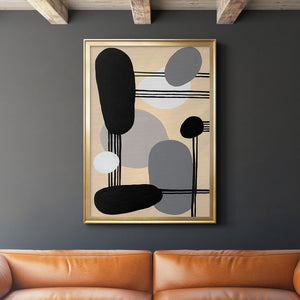 Interconnected Shapes I Premium Framed Print - Ready to Hang