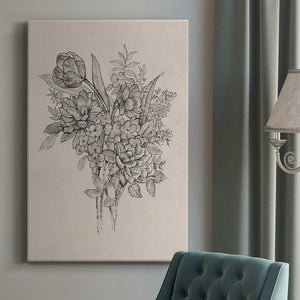 Floral Bouquet I Premium Gallery Wrapped Canvas - Ready to Hang