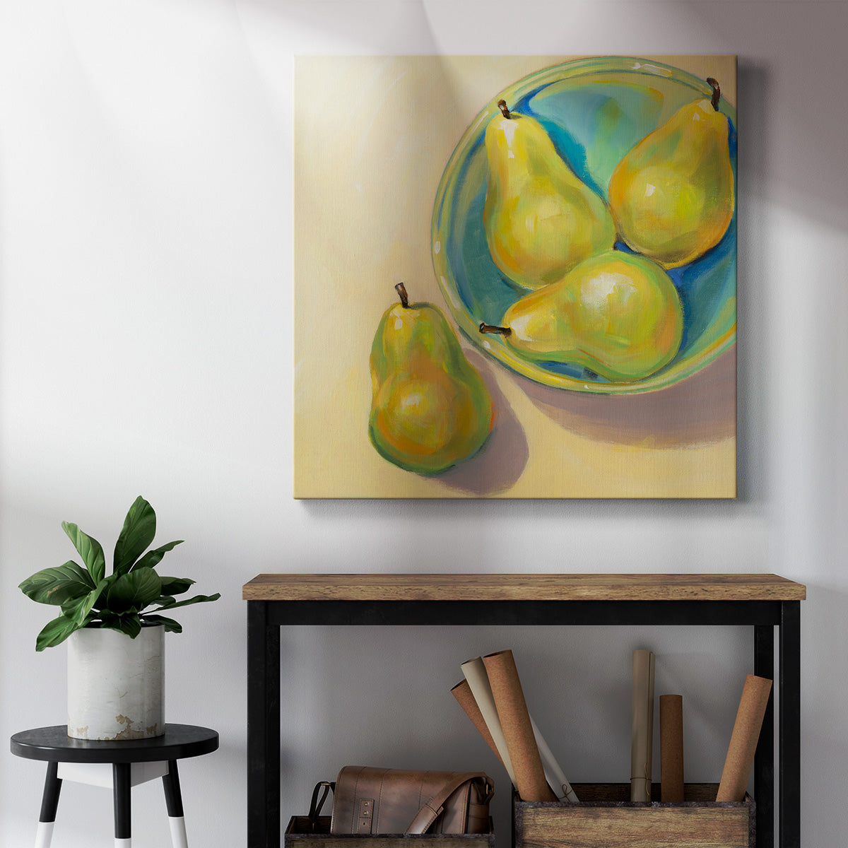 Fruit Bowl Trio III-Premium Gallery Wrapped Canvas - Ready to Hang