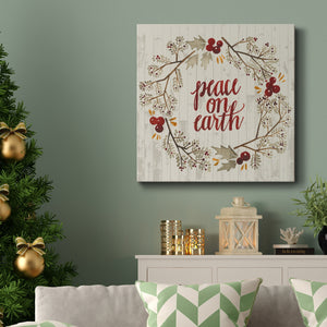 Rustic Christmas V-Premium Gallery Wrapped Canvas - Ready to Hang