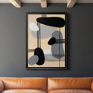 Interconnected Shapes II Premium Framed Print - Ready to Hang