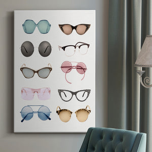 Vintage Glasses II Premium Gallery Wrapped Canvas - Ready to Hang