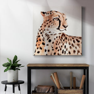 Saharan Cheetah I-Premium Gallery Wrapped Canvas - Ready to Hang