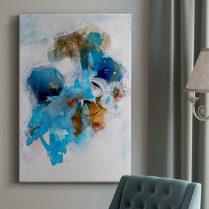 Misty Blue I Premium Gallery Wrapped Canvas - Ready to Hang
