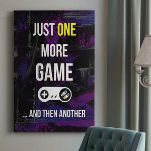 Gamer at Play II Premium Gallery Wrapped Canvas - Ready to Hang