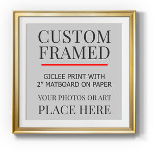 Square Custom Classic Frames - Gallery Wrapped Canvas or Prints