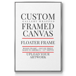Custom L / Floater Framed Canvas