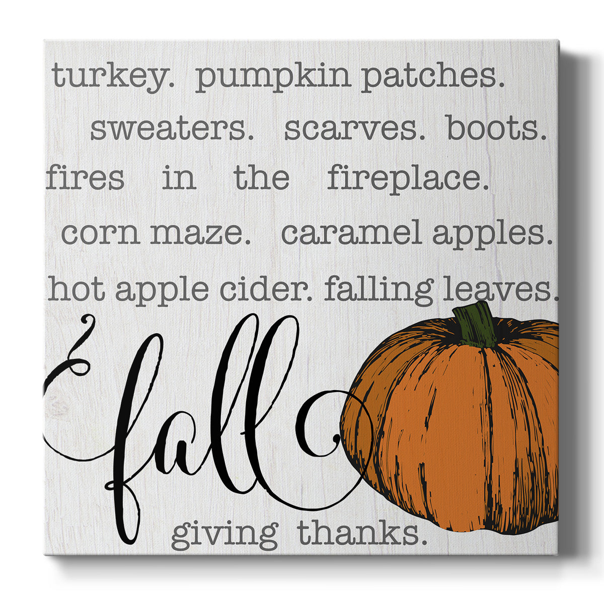 Fall Words Type