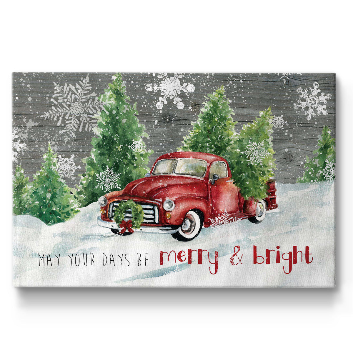 Merry and Bright Christmas Truck